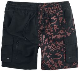 Swimshorts with Print, RED by EMP, Badeshorts