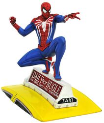 Marvel Video Game Gallery - Spider-Man on Taxi, Spiderman, Statue