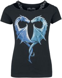Gothicana X Anne Stokes - Black t-shirt, Gothicana by EMP, T-shirt
